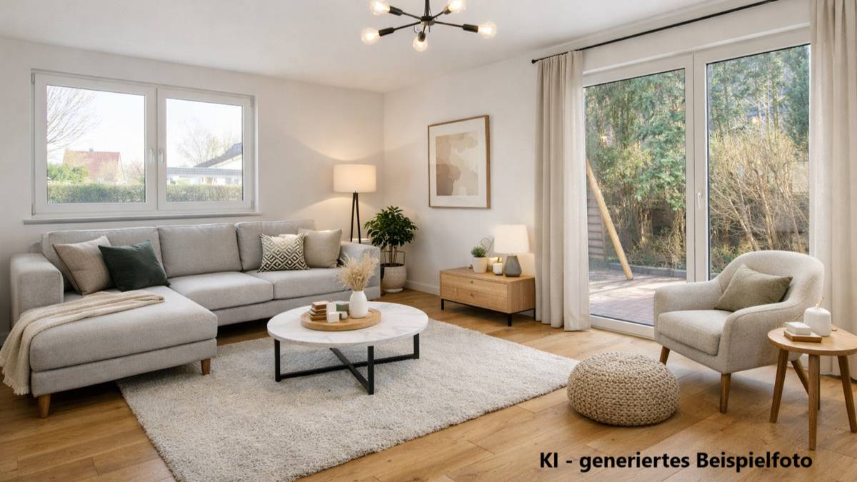 Beispielrenovierung- und möblierung - Wohnzimmer