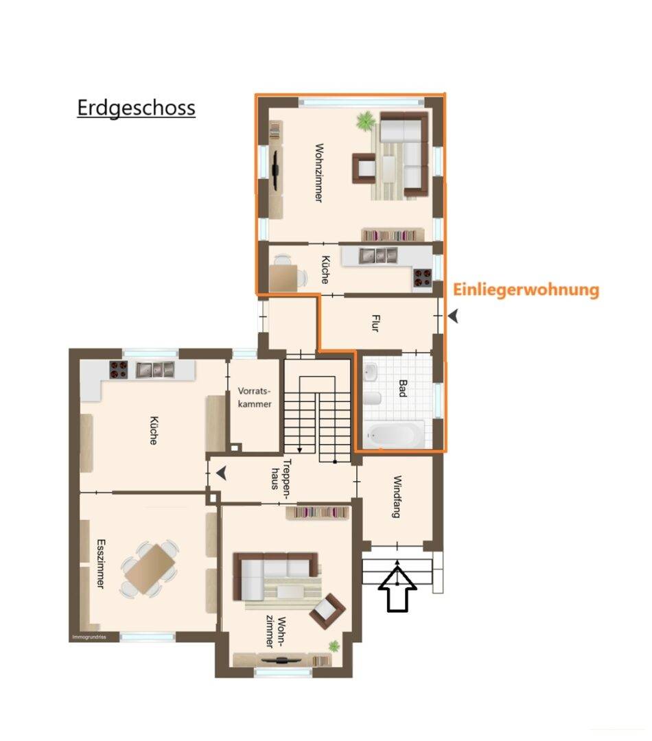 Grundriss - Erdgeschoss