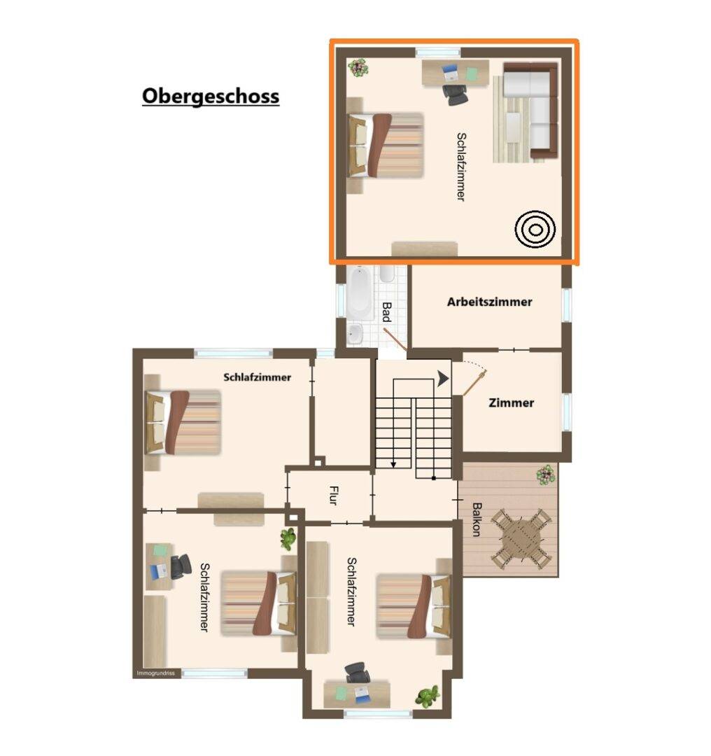 Grundriss - Obergeschoss
