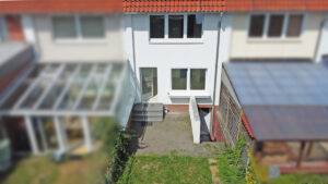 Rückansicht Terrasse