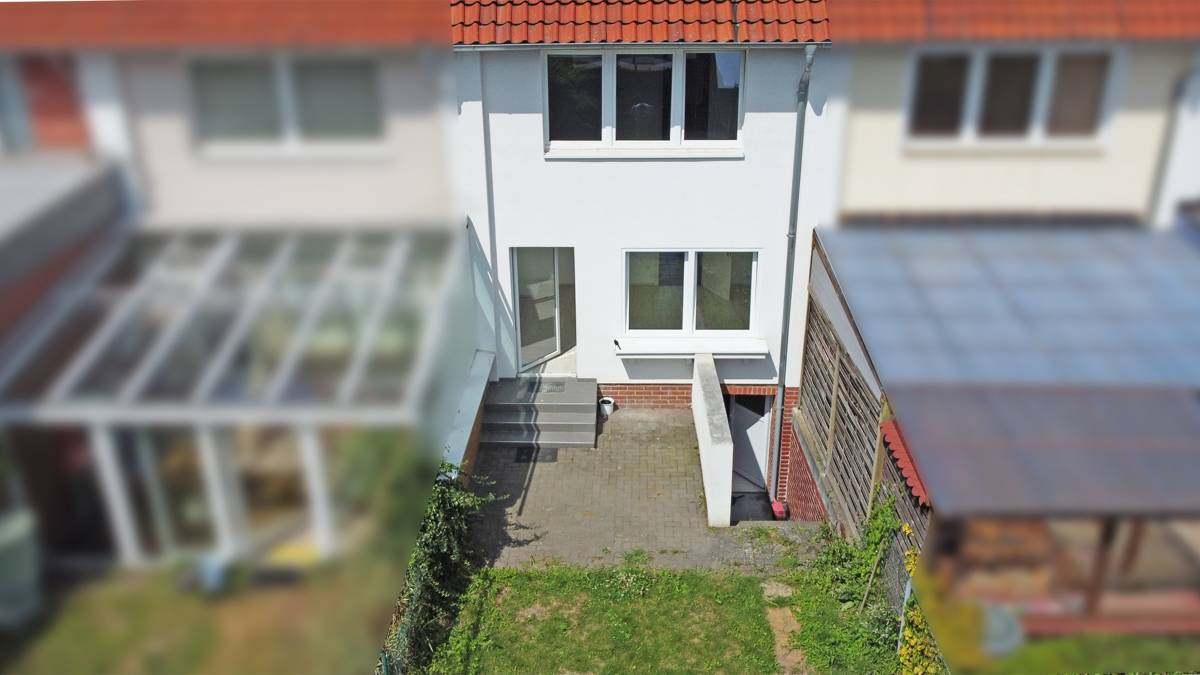Rückansicht Terrasse