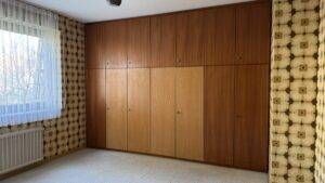 Schlafzimmer leer