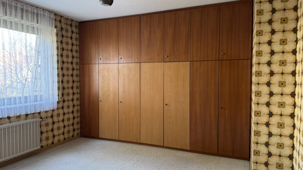 Schlafzimmer leer