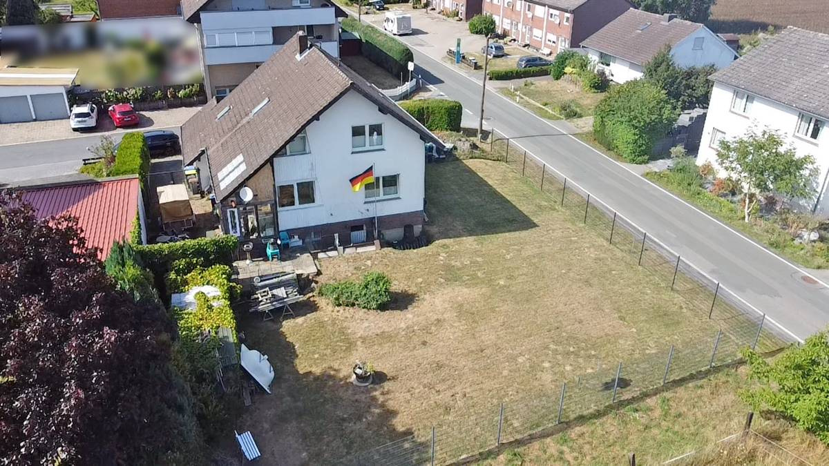 Luftaufnahme Garten