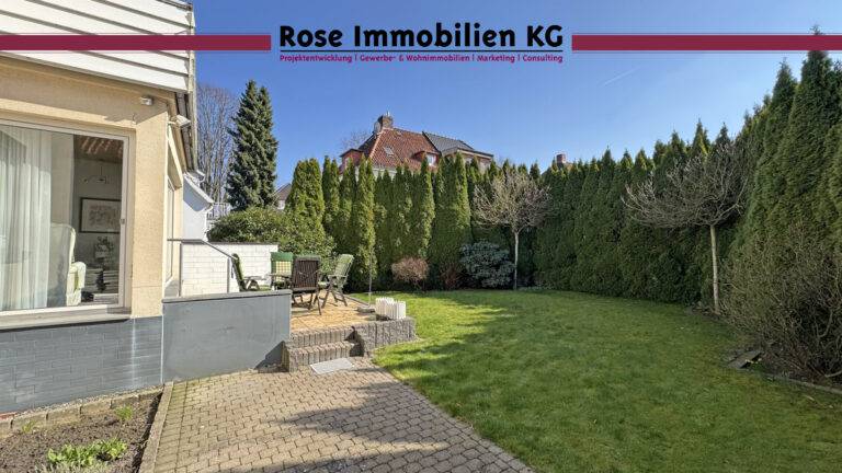 nicht einsehbarer Garten